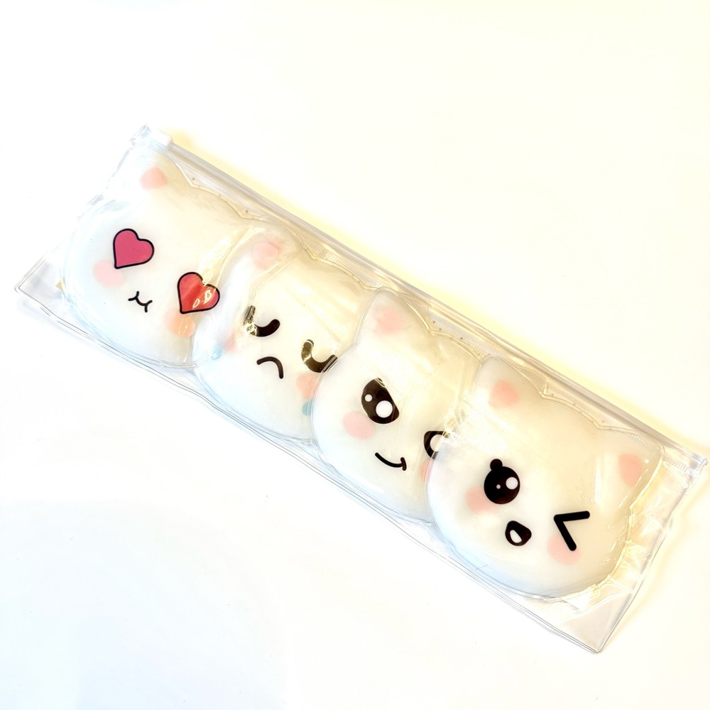 Boo Boo Ice Pack, Cute Bear Faces - Reusable Gel Ice Packs